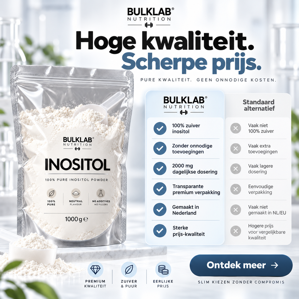 Inositol Poeder - BulkLab Nutrition