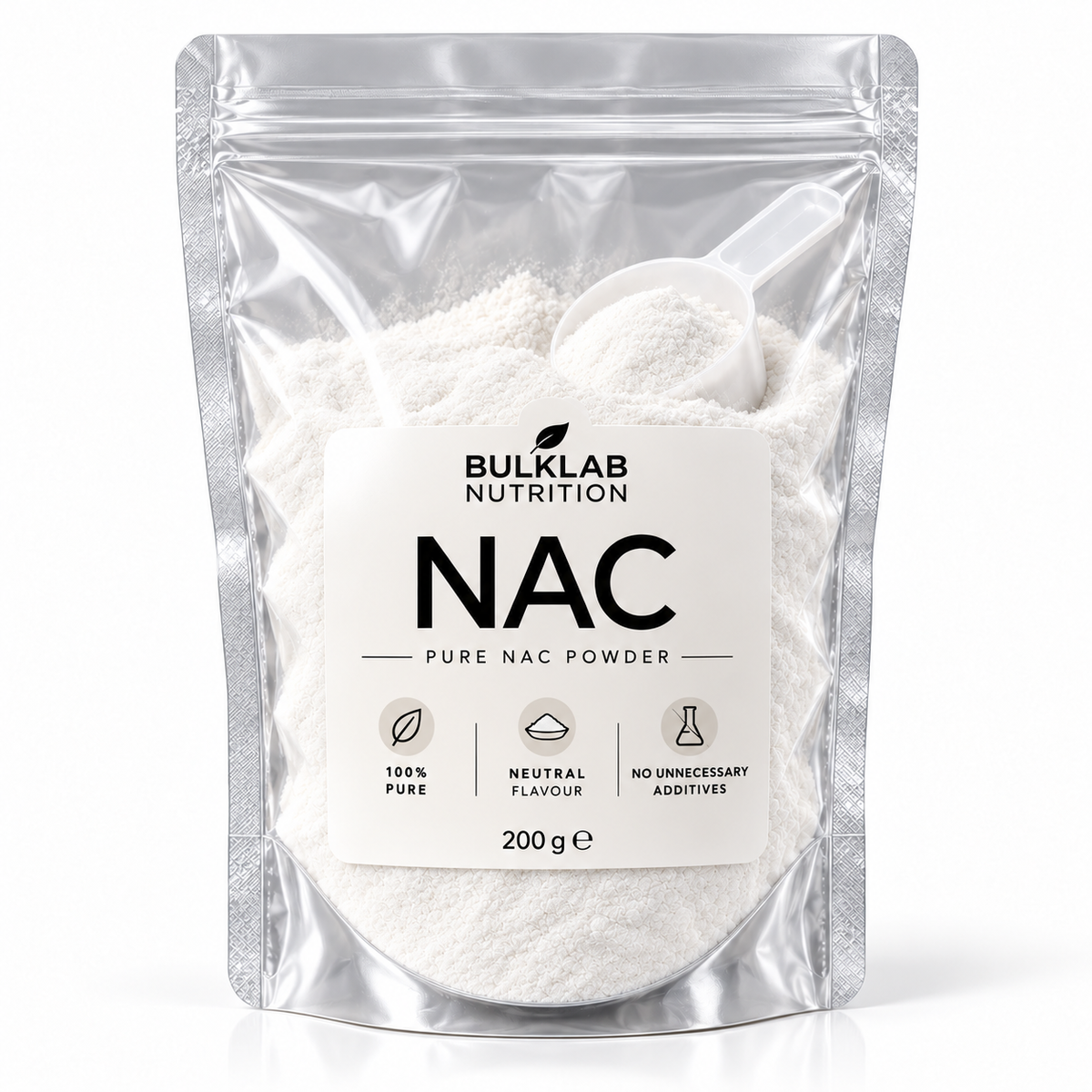 NAC - N-Acetyl-L-Cysteine Poeder - BulkLab Nutrition
