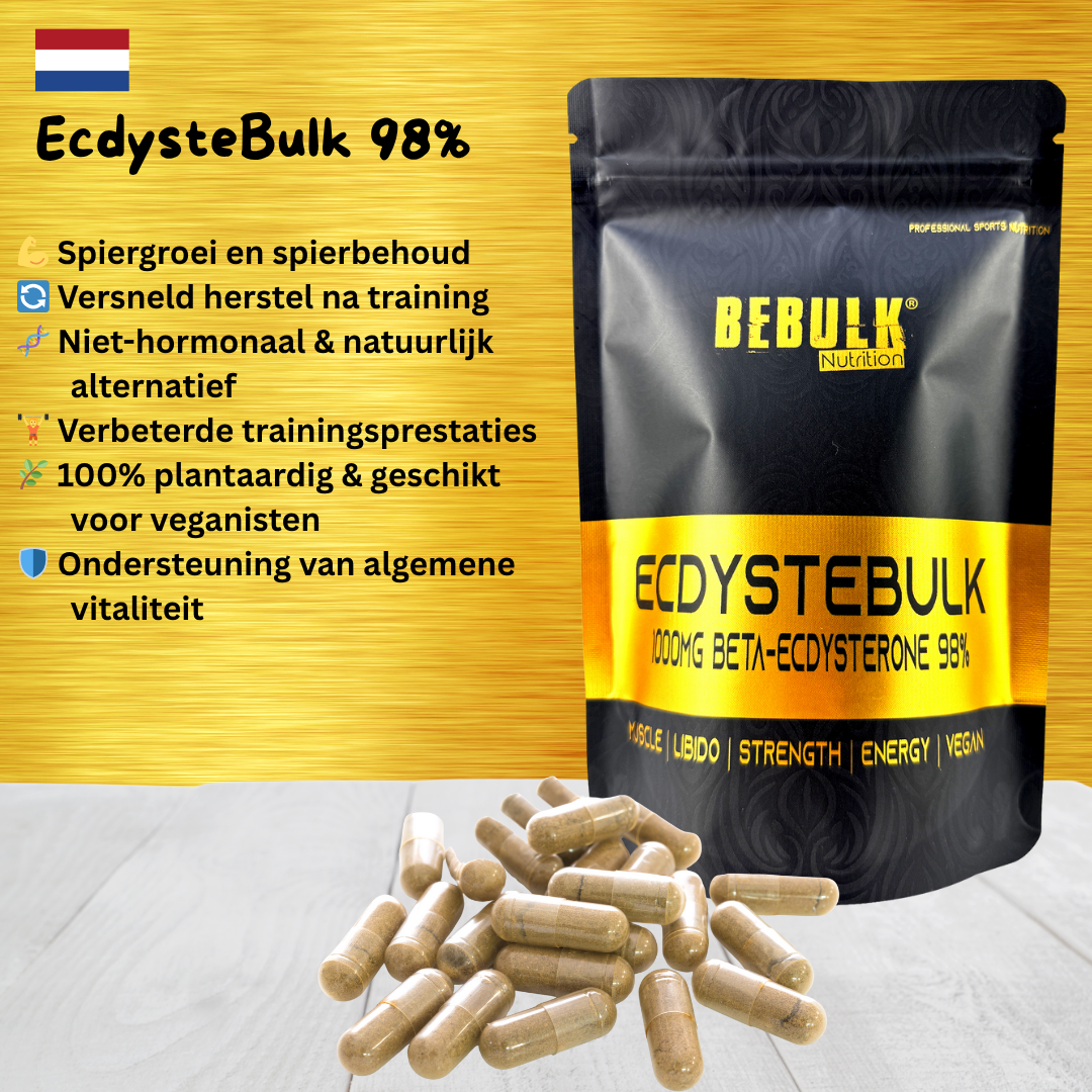 Ecdystebulk - Beta-Ecdysterone 1000mg 98% - Vegan - BeBulk Nutrition