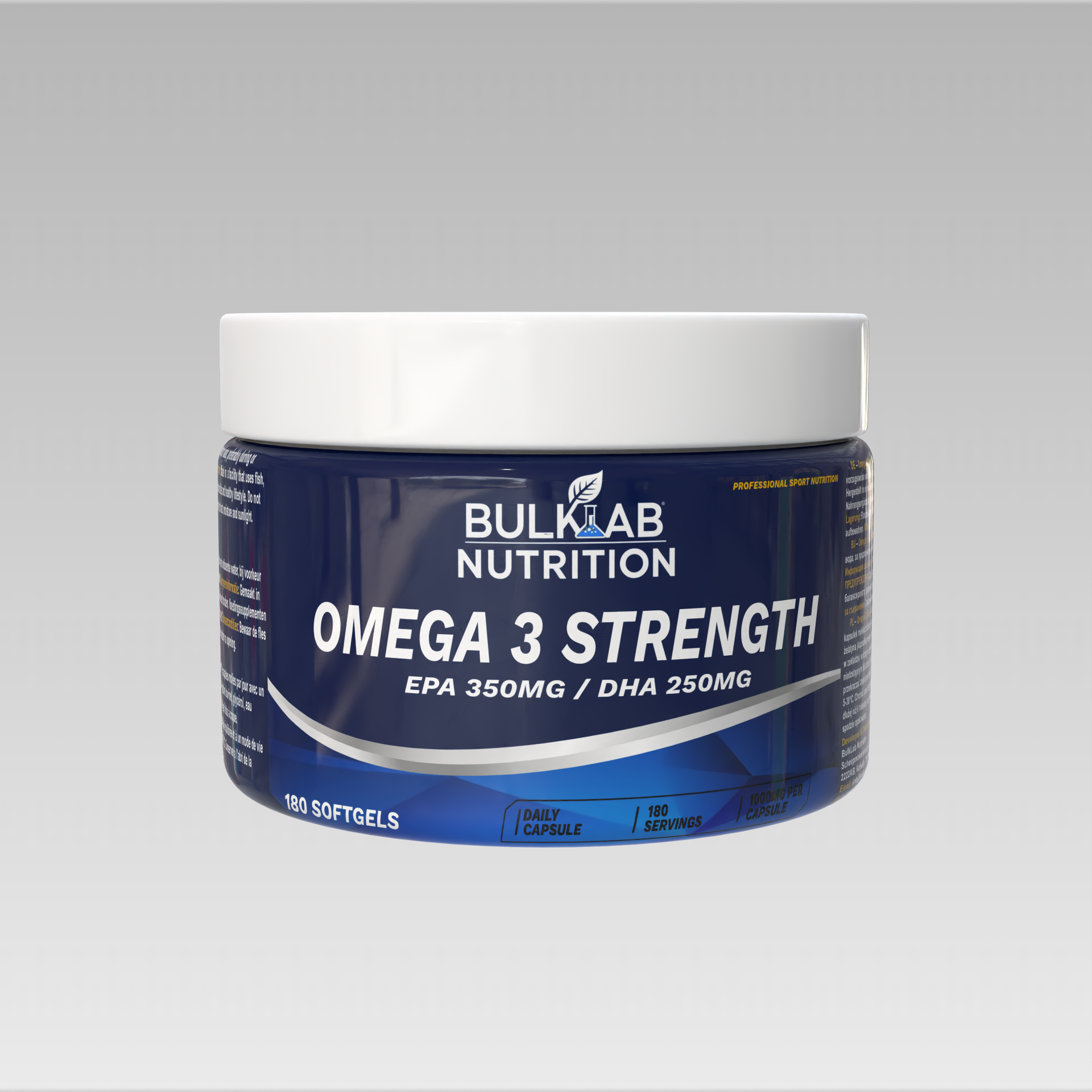 Omega 3 Strength EPA 350mg / DHA 250mg – BulkLab Nutrition