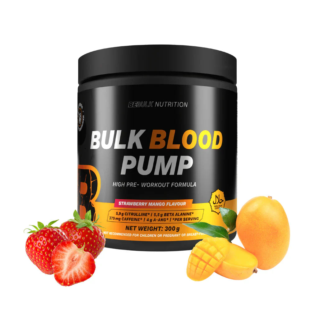 Bulk Blood Pump - High Pre-Workout - 300g - BeBulk Nutrition